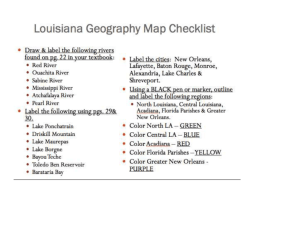 Map Checklist & Notes