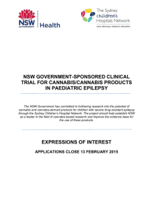 nsw government-sponsored clinical trial for cannabis