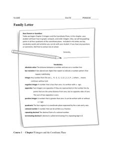 Family Letter