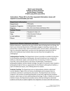 Assessment Results - Saint Louis University