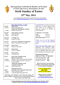 Cathedral Newsletter May 25th 2014 new format-1