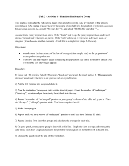 Half life of candium radioactive dating lab answers