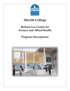Barbara Lee Center Program Descriptions 10-28-15