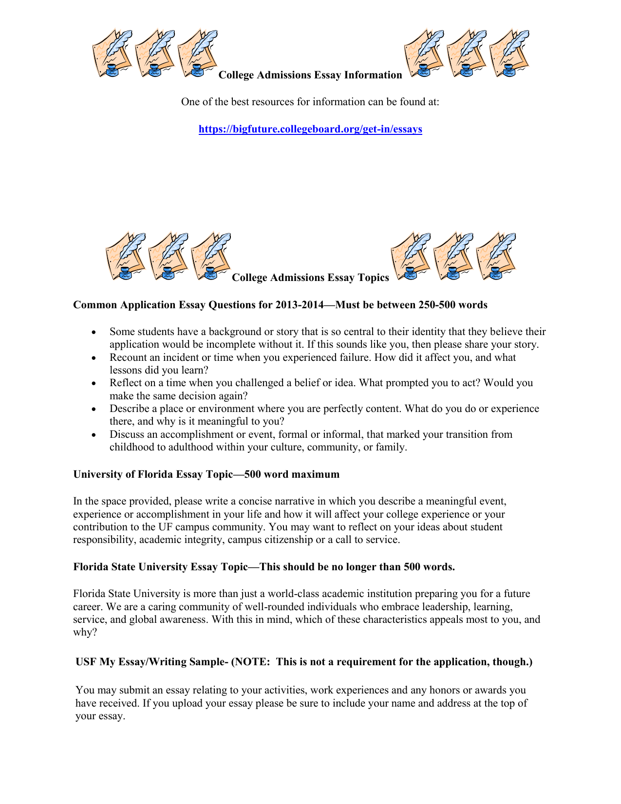 Sample College Application Essay 24