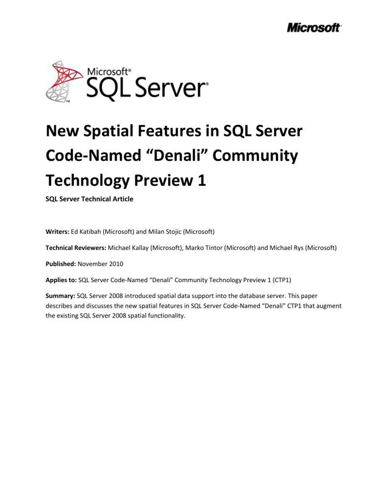 Sql Server Spatial Identifiers – FJFDW