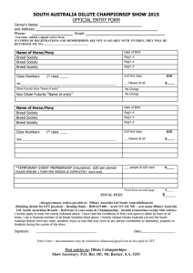entry form and waivers