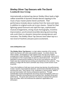 Shelley Oliver Tap Dancers description