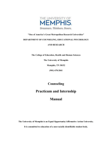 Practicum and Internship Manual