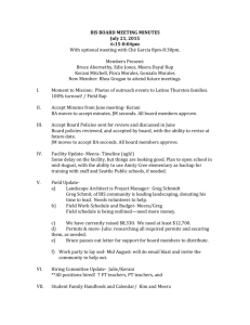 July 2015 BIS Board Meeting Minutes