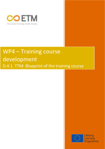 D.4 2._TTM_Blueprint_training_course_final