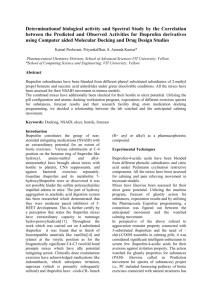 Ibuprofen Derivatives.Research Paper