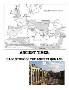 Ancient Times - Teacher Guide - 2012-13
