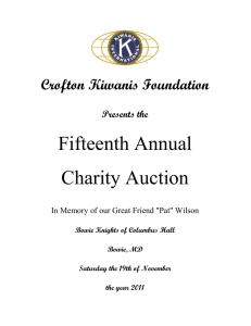 51 - Kiwanis Club of Crofton, Maryland