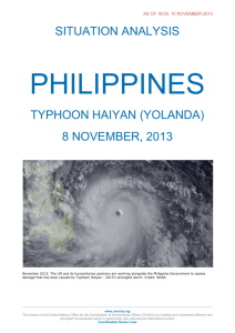 Typhoon Haiyan (Yolanda)