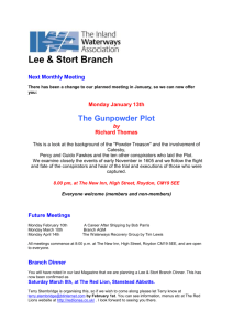 IWA Lee & Stort Branch March 2014 Bulletin