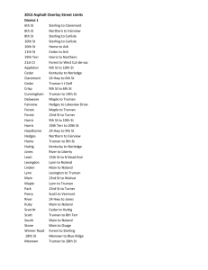 View 2013 Street Overlay Program List