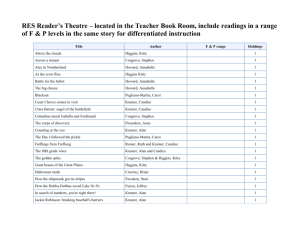 RES Reader`s Theatre – located in the Teacher Book