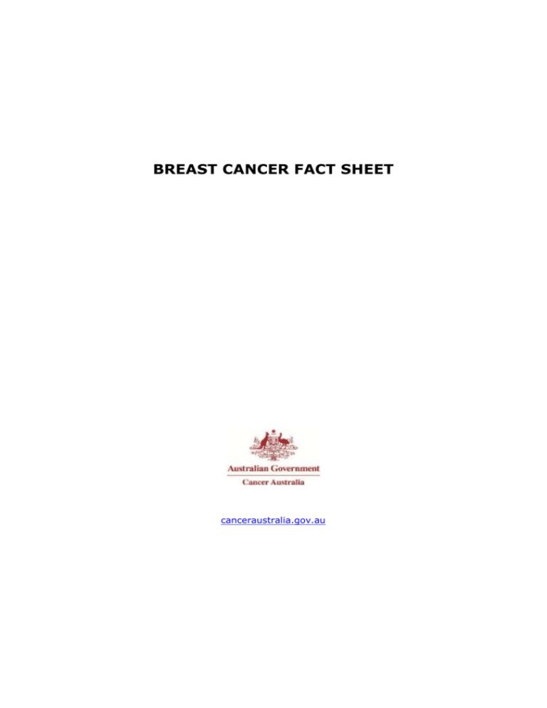 Breast Cancer Fact Sheet