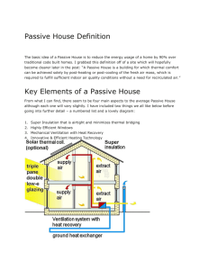 Passive House Definition