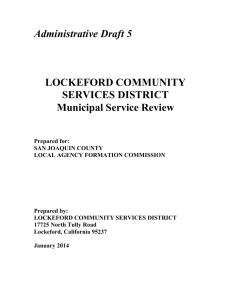 LOCKEFORD COMMUNITY SERVICES DISTRICT 17725 North