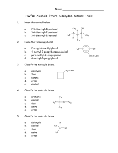 OxygenSulfurCompounds - faculty at Chemeketa