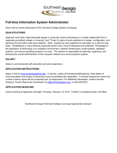 Full-time Information System Administrator