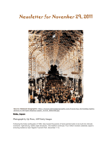 Newsletter for November 29, 2011