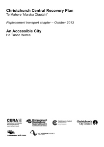 An Accessible City - Christchurch Central Development Unit