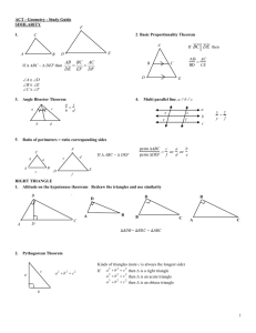 ACT - Geometry