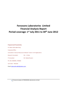 Feroze Sons laboratories Limited