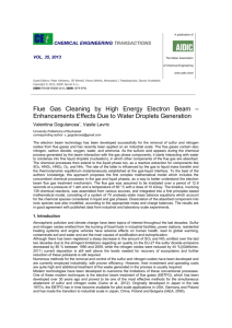 Flue Gas Cleaning by High Energy Electron Beam – Enhancements