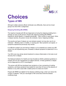 Choices Types of MS - MS-UK