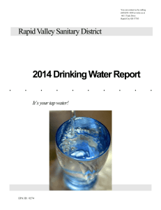 Detected Contaminants - Rapid Valley Sanitary District