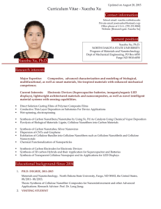 Curriculum Vitae - Xuezhu Xu updated Aug 2015 - COHMAS