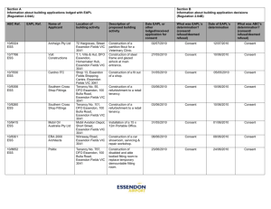 Register of Building Applications