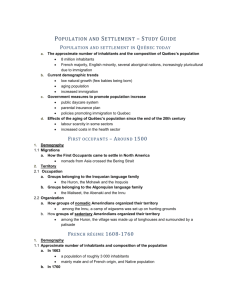 Population and Settlement – Study Guide