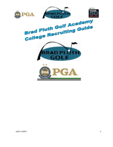 College Golf Recruiting Guide - Golf Achievement