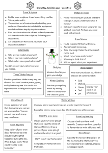 Snow Day Activities 2015 p3-7