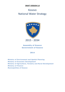 Summary - Kosovo Water Strategy