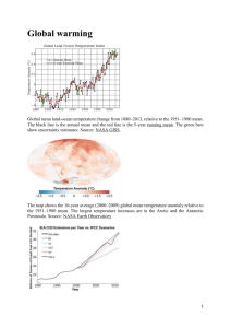 Adaptation to global warming