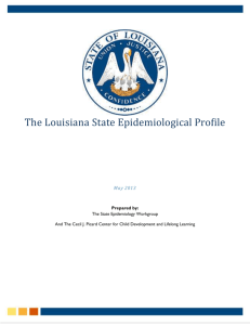 State Epidemiology Profile 2013