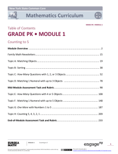 grade pk • module 1