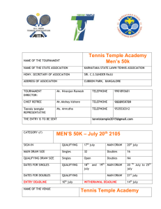 Fact Sheet - India Tennis Association