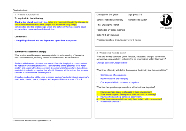 pyp-planner-planning-the-inquiry-class-grade-2nd-grade-age