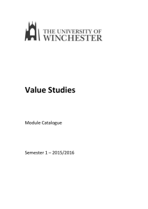 Value Studies