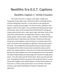 Neolithic Era G.E.T. Captions Neolithic Caption 1