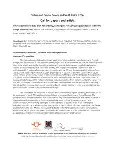 call for papers and artists