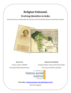 Religion Unbound: Evolving Identities in India