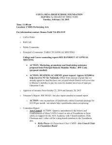 Agenda for General Meeting February 24 2015