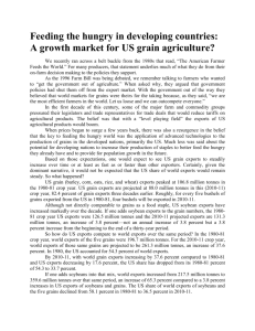 A growth market for US grain agriculture?
